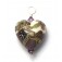 HP-11807405 - Purple Japanese Kimono Heart Pendant