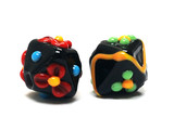 10201207 - Five Black Based Fiesta Crystal Beads