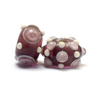 10301701 - Seven Amethyst w/Light Ivory Rondelle Beads
