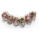 AB00121 - Fresh Heather Boro Rondelle Beads
