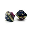 10108007 - Five Pink/Purple Crystal Beads