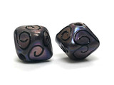 11204507 - Five Light Purple Pearl Surface Crystal Beads