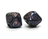 11204507 - Five Light Purple Pearl Surface Crystal Beads